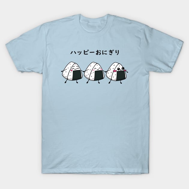Happy Onigiri T-Shirt by AnGo